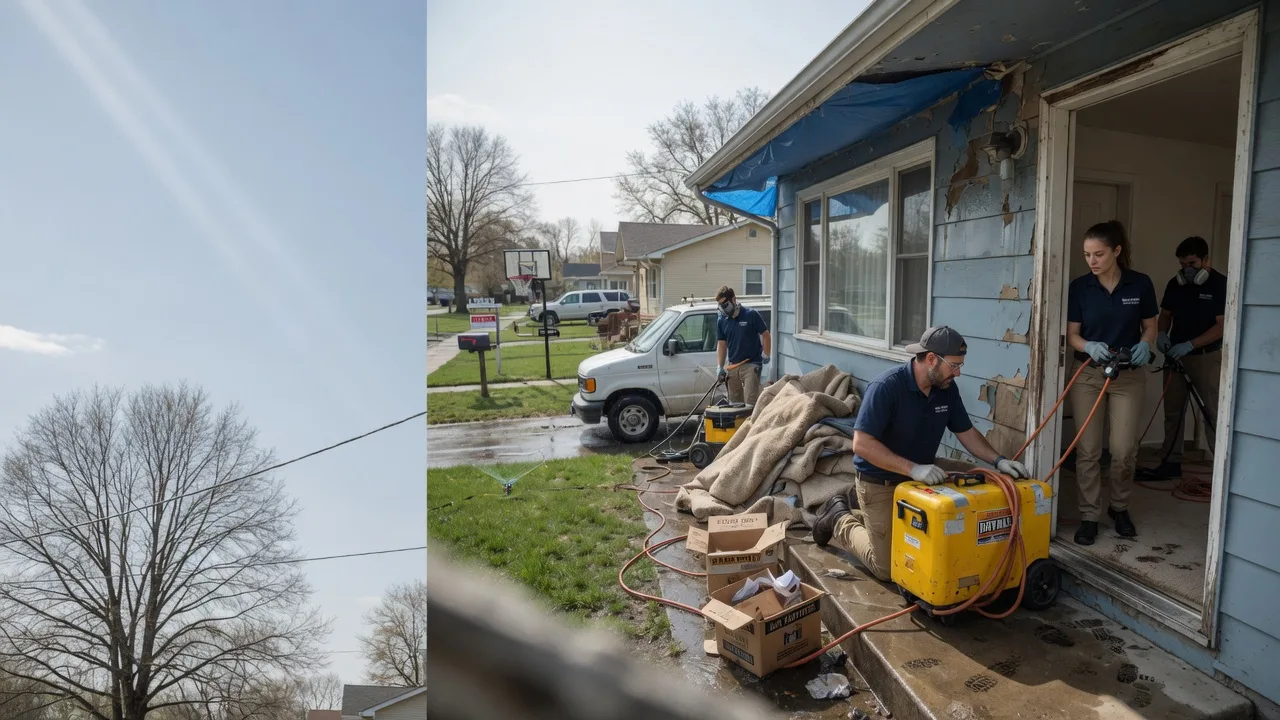 Basement Flood Cleanup in Larned, KS near me